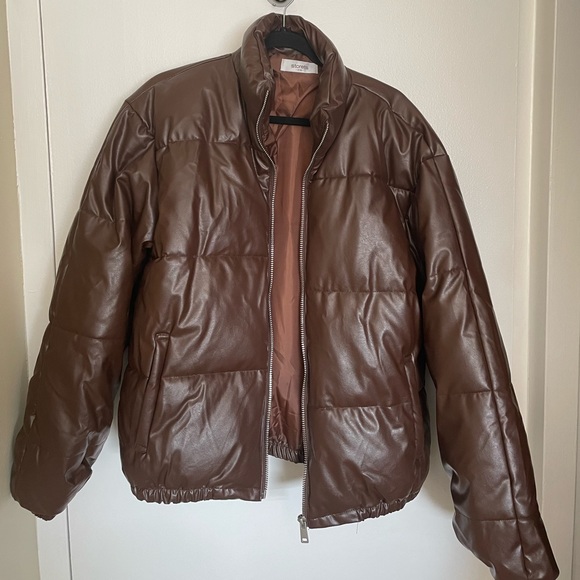 Brown puffer jacket - Picture 2 of 2